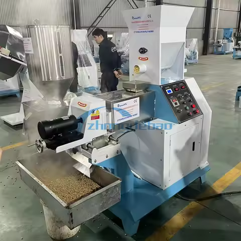 Full Fat Soya Bean Extruder Machine/Extruder soybean soya meal making machine small scale fish feed 