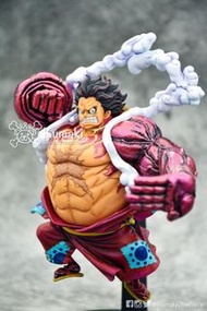 海賊王 景品 藝術王者 四檔路飛 彈跳人 塗裝完成品 （PM查詢) OnePiece King of Artist Gear Fourth Luffy Boundman Repaint Custom 