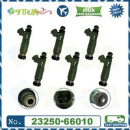 6pcs Fuel injector  for Toyota Landcruiser 1FZ-FE FZJ78 79 105 93-03 23250-66010 2320966010 Auto Par