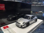 吉華科技@ 1/43 MakeUp EM600F Porsche 911 (997) GT3 RS 2007 銀/黑