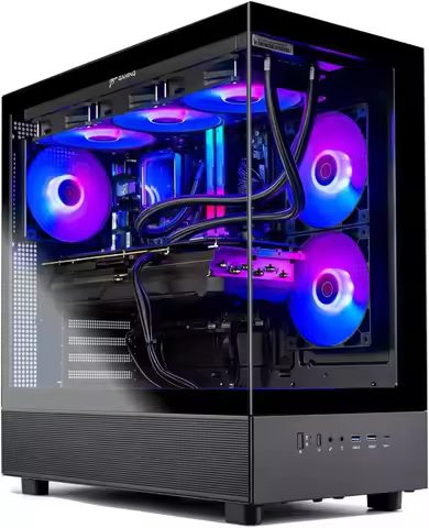 NVIDIA RTX 5060 Ti 16GB, 1TB Gen4 NVMe SSD, 32GB DDR5 RAM 6000 RGB, 650W Gold PSU, 360mm ARGB AIO, W