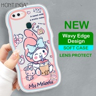 Hontinga Silikon Lembut Case Casing hp Untuk OPPO A17 A17K A3S A31 A33 2020 A36 A37 A37F A39 Casing 