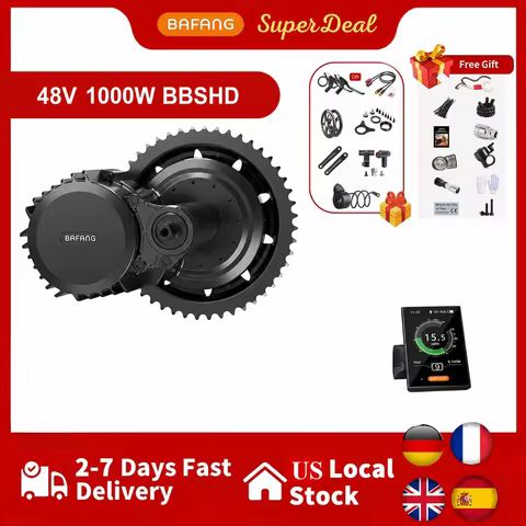 BAFANG UART 48V1000W BBSHD 68MM 100MM Mid Drive Motor Kit Powerful Engine 8Fun Electric Bike Motor C