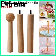 ESTRENAR Cake Plate Stand, Wood 3 Tier Cake Stand,  2 Tier Tiered Tray Wedding Party