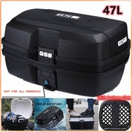 【Malaysia Ready Stock】Box GSB 47L Motorcycle Box GIVI Box lc135 Top Box Motor Box Extra Trunk Waterp