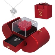 🔥 Factory price 🔥Preserved Rose Gifts for Her Birthday Gifts for Girlfriend Romantic Apple Gift Box