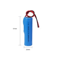 3.7V Li-ion Rechargeable Battery Pack 2600mah 1800mah 1200mah 18650 / Charging Cable For Radio / DVD