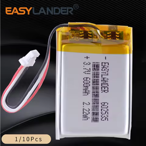 Polymer lithium battery 3.7 V 600mah 602535 replacement in the Yi smart dash cam siaomi registrar ca