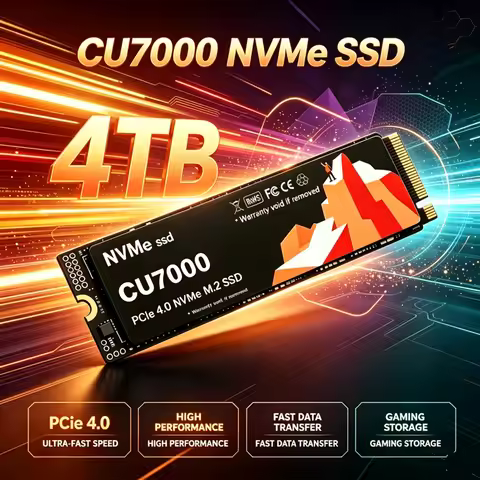 CU7000 M.2 2280 PCIe4.0 NVMe SSD,3D TLC NAND,500GB 1TB 2TB 4TB High Speed Gaming SSD For PS5 Laptop 