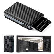 Conceal Plus Slide Up Wallet for Men, Secure Scan Proof Wallet with Pop Up Card Wallet Once Click Ac