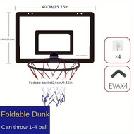 Mini Hanging Basketball Hoop Dunk-Friendly Kids Basketball Game for Home