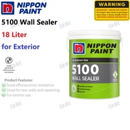 NIPPON PAINT 18 Liter 5100 Wall Sealer for Exterior / Primer / Undercoat / 底漆