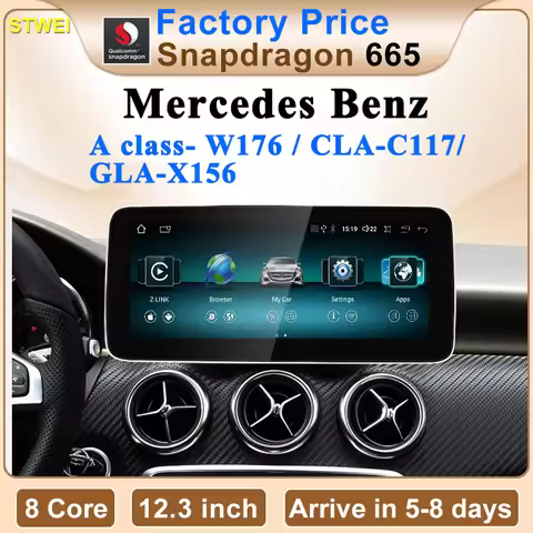 STWEI Factory Price Android12 Multimedia For Mercedes Benz A Class-W176 CLA-C117 GLA-X156 Car Video 