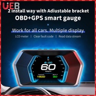 Head Up Display On-BD & GPS Dual System Digital Speedometer Speed Meter for Cars
