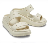 รองเท้าแตะผู้หญิง(Buy 1 pairs get 4 Jibbit Free) Crocs Crush Sandal รองเท้าส้นสูงผู้หญิง รองเท้าส้นตึก เบานิ่มใส่สบาย
