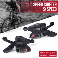 2 Pcs 9 Speed Bicycle Shifter