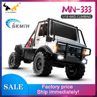 MN MODEL MN333 1/18 RC Rock Crawler - 4WD Alloy Car Shell with Spare Tire, All Terrain Off-Road Truc