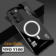 HP Glossy Glass Softcase for Vivo Y100 - Casing Vivo Y100 Protective Case Vivo Y100hp -K14
