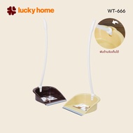 LUCKY HOME Foldable Plastic Dustpan Size: 26.5(W) x 29(W) x 78(W) cm WT-666