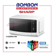 Sharp Microwave Solo R-220MA-WH 20 Liter 450 Watt / R 220MA WH 20L