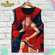 Slam Dunk Kids Singlet Slam Dunk Anime Manga Kids SingletV3 3D Printing For Ages 1-12 Years - WoodFo