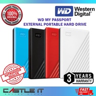 Western Digital WD MY PASSPORT 1TB 2TB 4TB 5TB 6TB USB3.2 2.5" External Portable HDD Hard Disk Drive