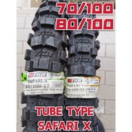 【MY seller】 ❦FKR TYRE TAYAR 17 SAFARI X Tube Type 70/100-17 80/100-17 TAYAR CROSS✬