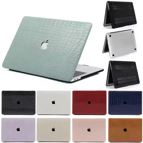 PU Leather Protective Case Laptop Case For Macbook Air 13 Case M1 M2 Hard bottom Cover Air 15 2025 M