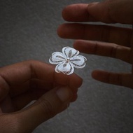 【Lost and find】s999 幸運四葉草 耳鈎 / 胸針 / 飾品 (大尺寸)