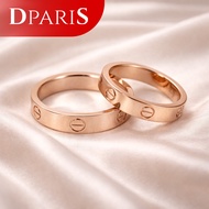 Dparis Steel Couple Ring SCP152