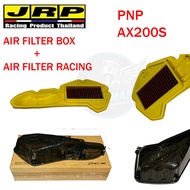 JRP QJ AX200S AIR FILTER COVER SMOKE/CLEAR RACING WITH AIR FILTER RACING FULL SET PNP PENAPIS ANGIN