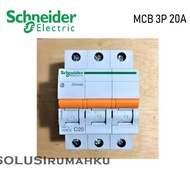 NS MCB 3 PHASE SCHNEIDER 20A / SIKRING 3 PAS 20 AMPERE / MCB 3P 20 A