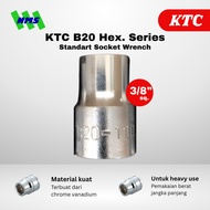 MATA KTC Socket Wrench Standard 3/ 8" Sq Segi 6pt No. B20-5.5H mm to 24H mm Hexagonal Short
