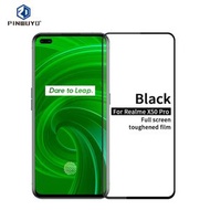 全城熱賣 - 適用於 OPPO Realme X50 Pro 品無憂 金鑽 9H 2.5D全屏鋼化玻璃膜（黑色）