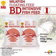Repacking retail packaging Sinar Intan BD-1 milkfish food repack 250gr 500gr 1000gr fish center