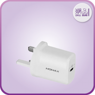 MOMAX - MOMAX One Plug 20W 單輸出 USB-C PD 充電器 白色 - UM10UKW