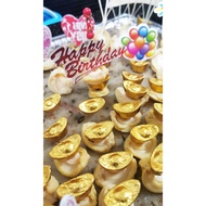 [Kueh Ho Jiak Delivery] - Birthday: Abalone Lucky Yam Cake (Tray) Non Vegan