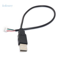 KOK PH2.0 Female to USB 2.0 Male to 4 pin Data Cable  High Transmission 30cm/12 Inch
