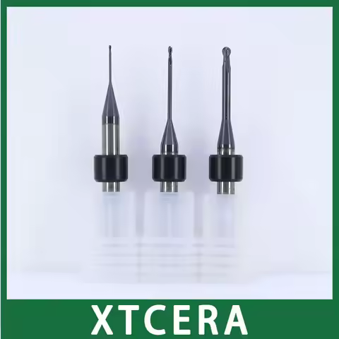 XTCERA X-Mill 300/500/D5 CADCAM 4mm Shank Tools with DLC Coat for Milling Zirconia Block