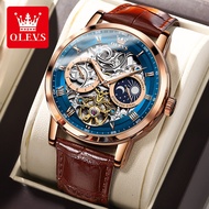 OLEVS Men S Watch Luxury Top Mechanical Waterproof Original Tourbillon Watch Sports Clock Mechanism 