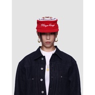 [GUBAN] 6cRAyon Corduroy Pillbox Cap Red