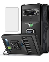 Google Pixel 7a / 7 /  7 Pro / 8 / 8 Pro  全方位保護套 Case (連鏡頭保護蓋 / 支撐架 / 可放卡 / 可附著有磁力車架)