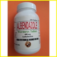 ❦ ◊☜ ♕ ALBENDAZOLE WORMEXX TABLET 400mg DEWORMER for dogs and cats sold per tablet