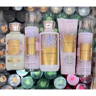 BBW CHAMPAGNE TOAST BODY WASH, FRAGRANCE MIST& BODY LOTION