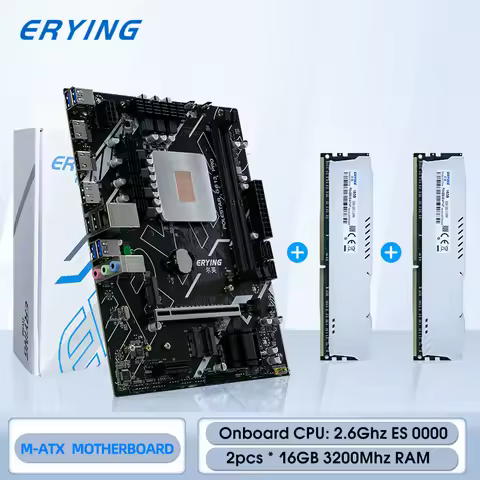 ERYING Gaming PC Motherboard CPU RAM Combo Interposer 0000 ES 2.6GHz(Refer To Kit i9 11980HK i9 1190