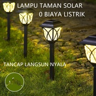 Lampu Taman Tenaga Matahari Solar Tancap Tenaga Surya Waterproof / Lampu Taman Tancap Garden Lamp / 