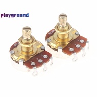 [playground] 1Pcs Guitar Potentiometer Pot Low Torque And Low Noise Smooth Feel Brass Shaft A500K A2