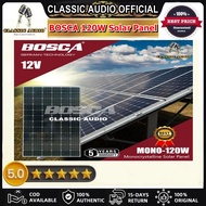 BOSCA 120W Solar Panel By Classic Audio- Mono 120 Watt 12 Volt Pv Solar Module Solar Cell Panel (Ori