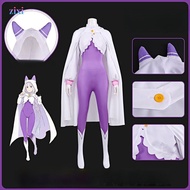 Purple Emilia Cloak Cosplay Jumpsuit