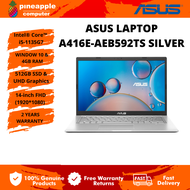 ASUS Laptop i5-1135G7/4GB RAM/512GB SSD/14" FHD/MS Office/2 Yrs Warranty A416E-AEB592TS